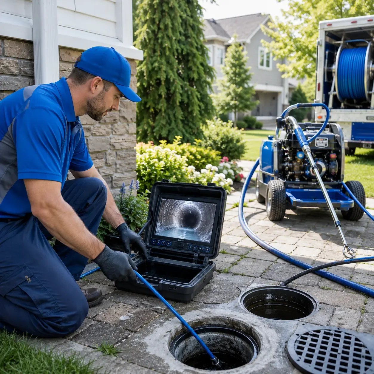 Outdoor drain cleaning professionals serving Roseville, MI