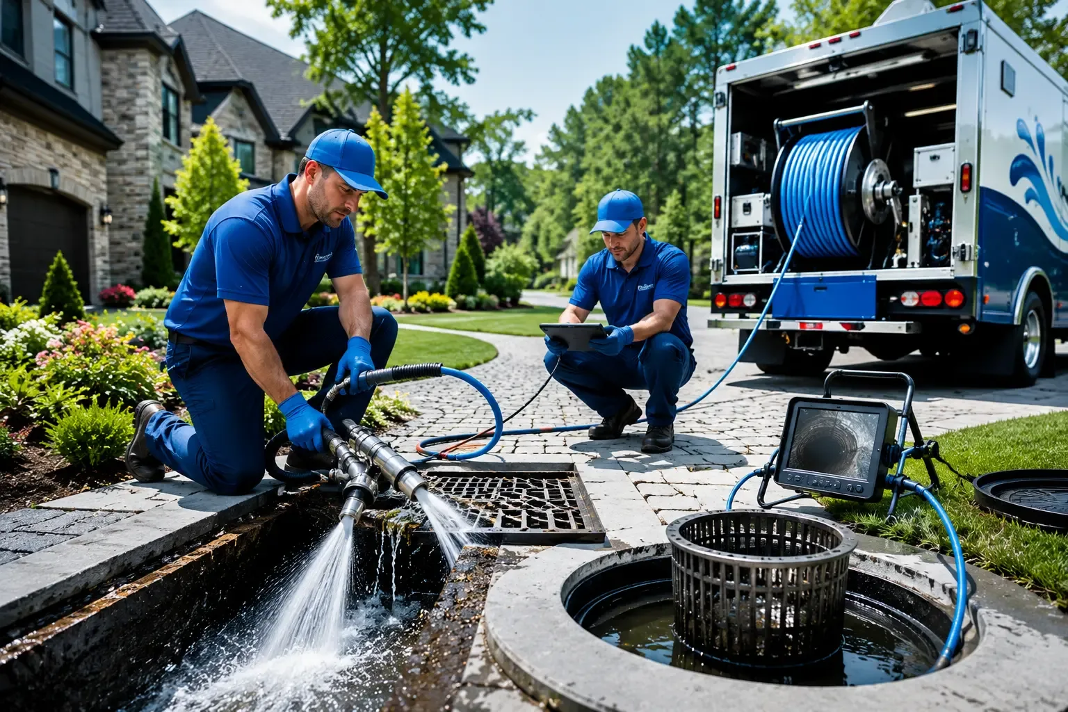 Local outdoor drain cleaning professionals in Roseville, MI